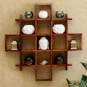 Multi Square Design Wall Shelf